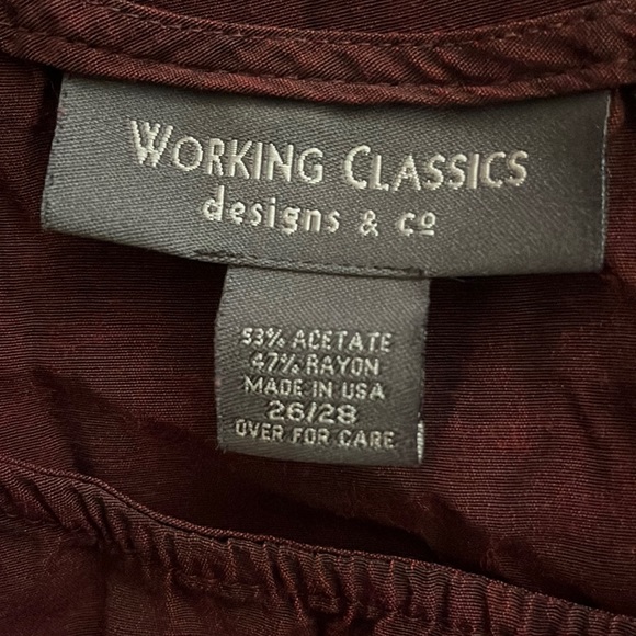 Vintage Working Classics Design & Co Tank Top 53% Acetate, 47% Rayon size 26/28 - Picture 6 of 8